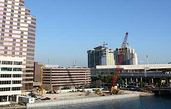 Photo by: JIM COLLINS / TBO.com
Donald Trump's role in the condo project could affect how Tampa's downtown development progresses.
